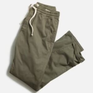 Marine Layer Men's Saturday Slim Fit Pants Green Medium Organic Cotton Joggers